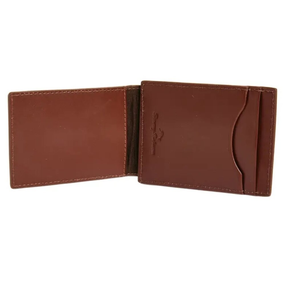 Tommy Bahama Magnetic Money Card Leather Wallet